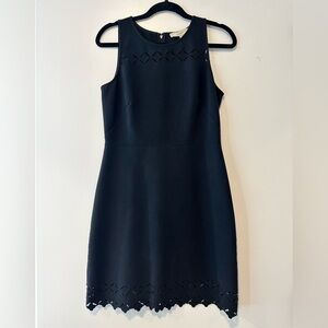 LOFT Black Sleeveless Mini Dress